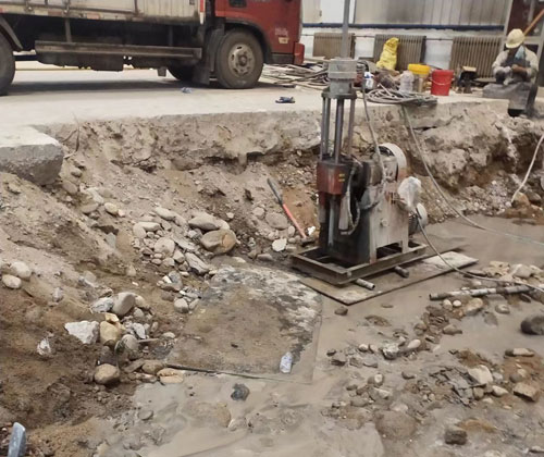 江夏公路下沉压浆